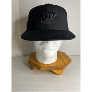 NFL  Reebok  NY Jets all black NY embroidered size 7‎ 3/8